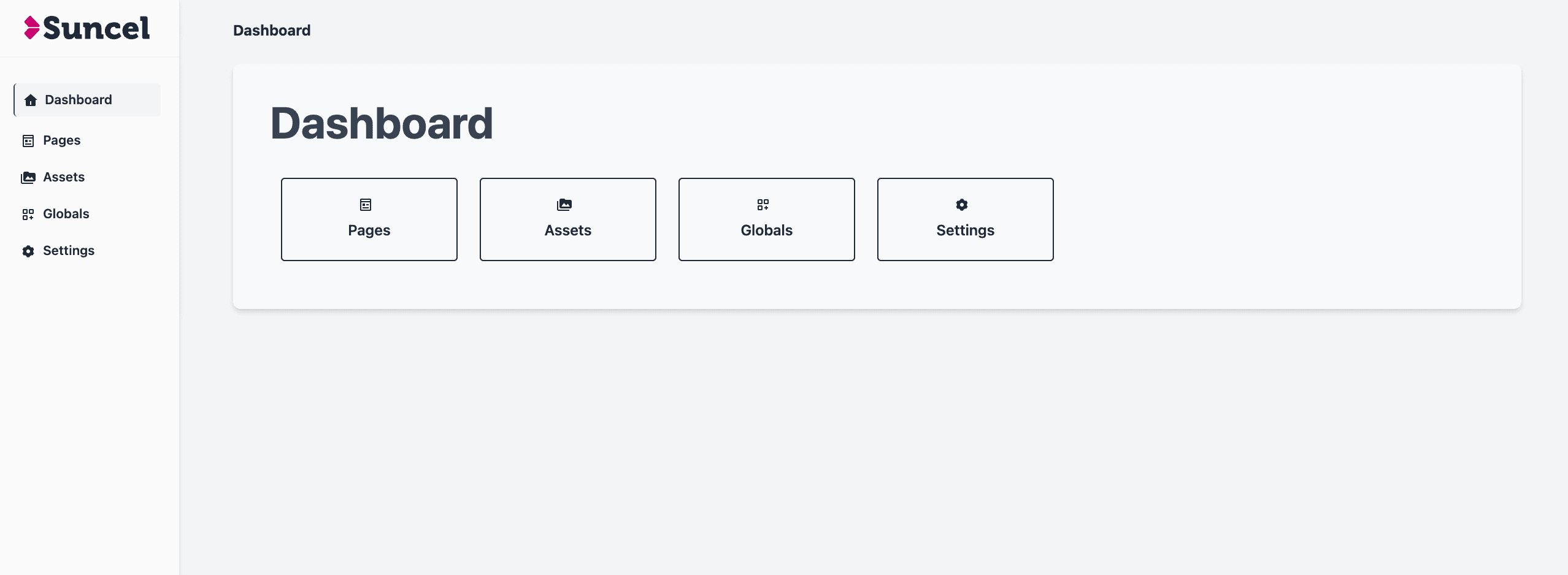 Suncel dashboard